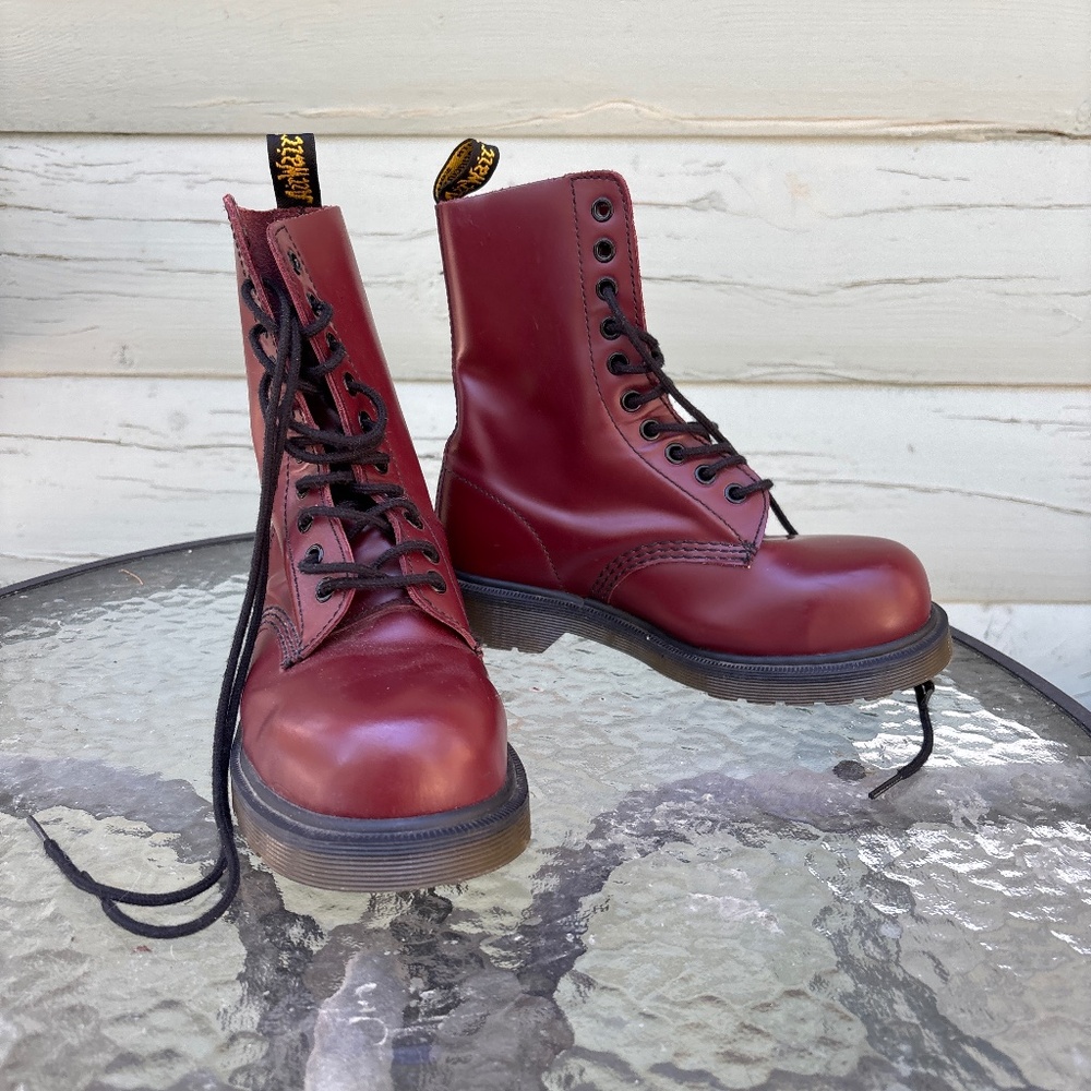 Burgundy Dr. Martins